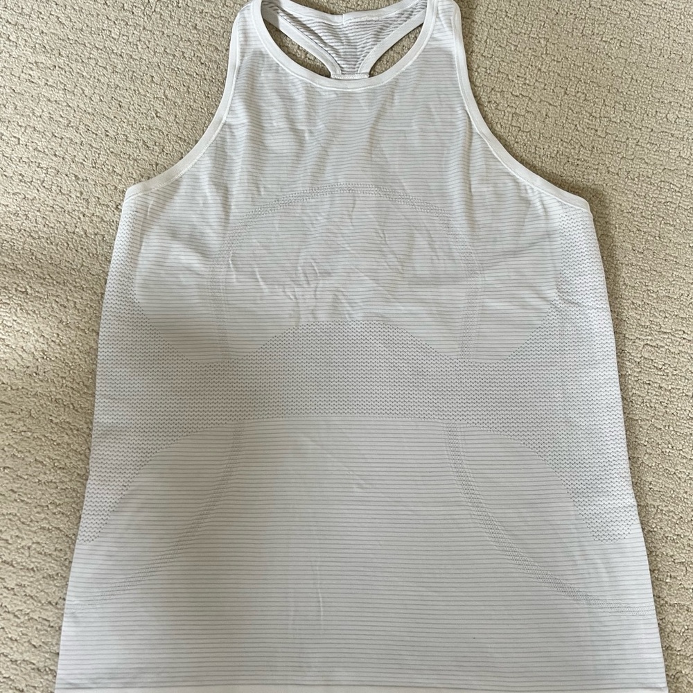 Lululemon Athletica White Tank Top